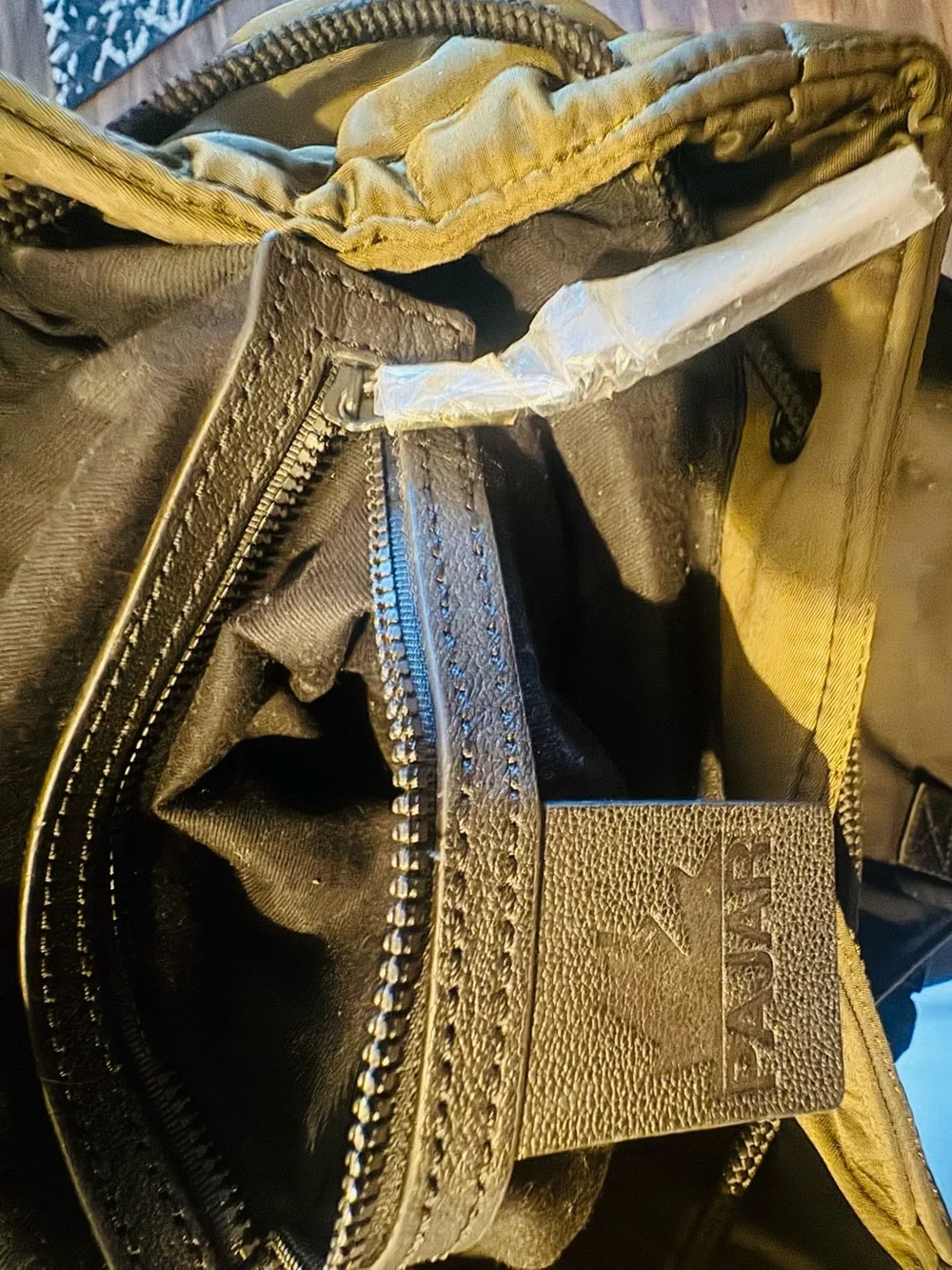 Pajar Olive Green Quilted Backpack with Black Trim